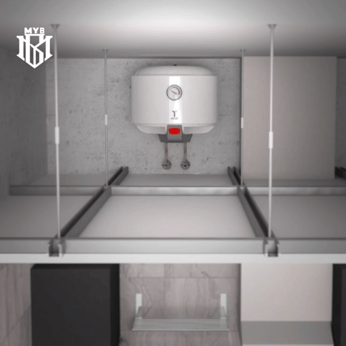 سخان مياه أفقي 30 لتر الخزف السعودي