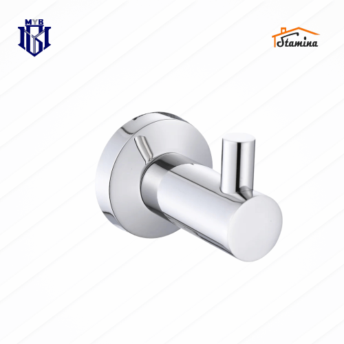 Clothing and towel rack, round, Stamina model AC-H3805 - bright chrome