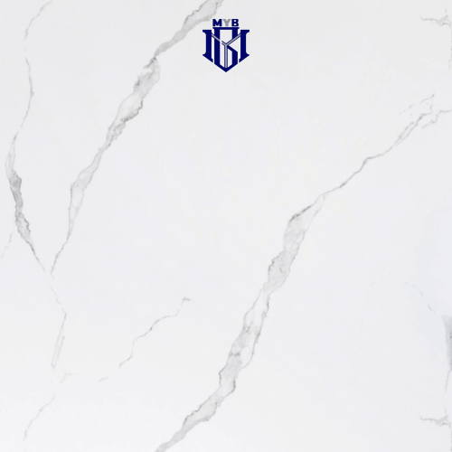 بديل رخام أبيض مرخم (290 × 122) سم سماكة 3 ملم