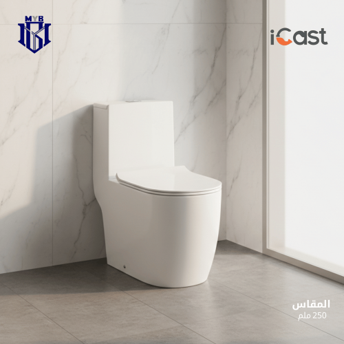 كرسي افرنجي برونزو آي كاست قطعة واحدة - نظام دفع و...