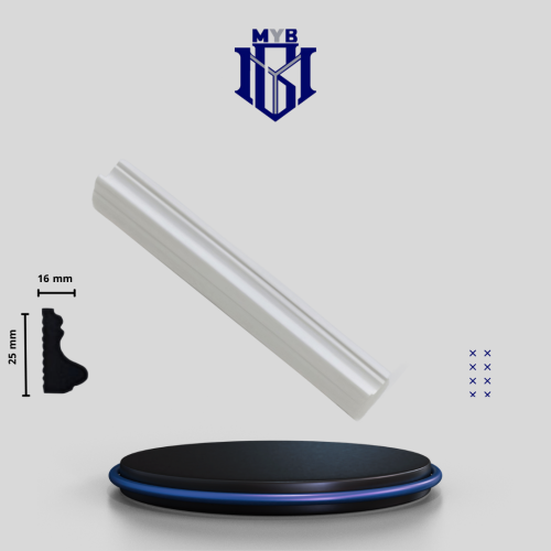 كرانيش حائط الشكل S (فايبر/فوم)