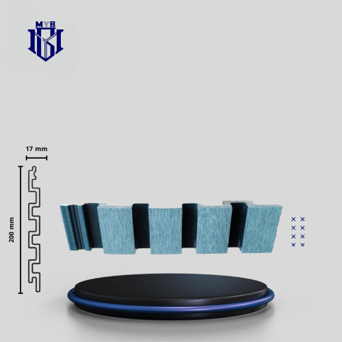 بديل خشب خارجي بارز (20 × 290) سم