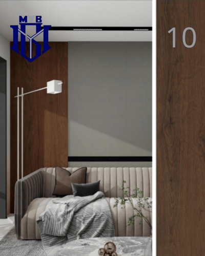 بديل خشب كوري سادة (60 × 290) متعدد الألوان