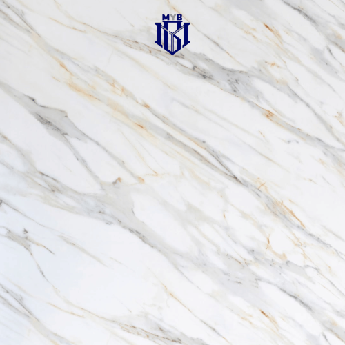 بديل رخام أبيض مرخم (290 × 122) سم سماكة 3 ملم