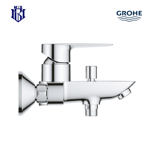 خلاط بانيو جداري جروهي باو إيدج (BauEdge) بمقبض وم...