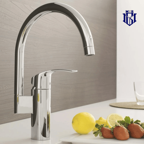 خلاط مطبخ جروهي يورو سمارت رقبة عالية بمقبض واحد ك...