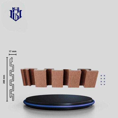 بديل خشب خارجي بارز (20 × 290) سم