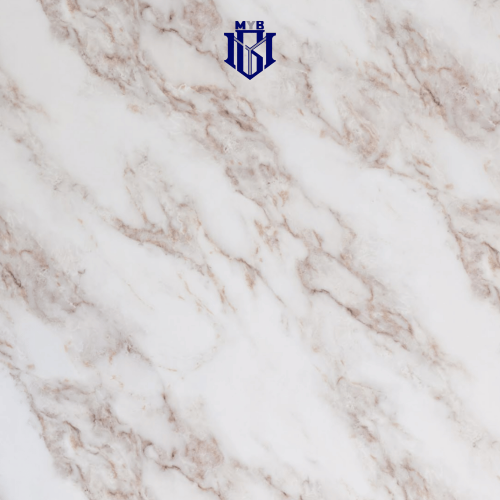 بديل رخام بيج مرخم بني (290 × 122) سم سماكة 3 ملم