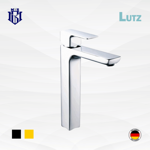 خلاط مغسلة لوتز ألماني ماركس طويل بمقبض واحد - ضما...