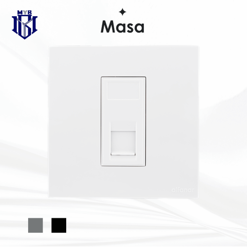 فيش بيانات/داتا (CAT6) مفرد ماسه الفنار ألوان متعد...