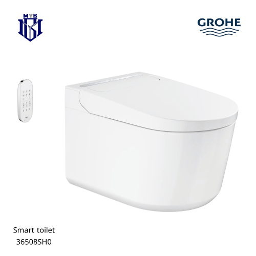 مرحاض ذكي معلق جروهي سينسيا برو | GROHE Sensia Pro (36508SH0) – قمة الفخامة الألمانية وتقنيات العناية المتطورة