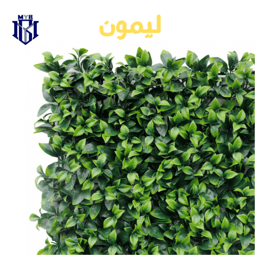 عشب جداري ليمون 2D