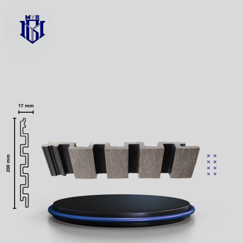 بديل خشب خارجي بارز (20 × 290) سم