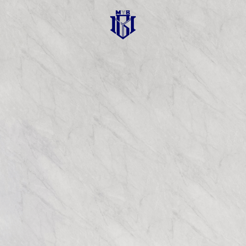 بديل رخام أبيض مرخم (290 × 122) سم سماكة 3 ملم