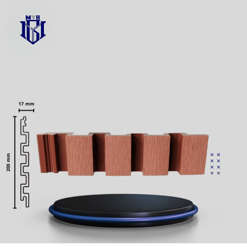 بديل خشب خارجي بارز (20 × 290) سم