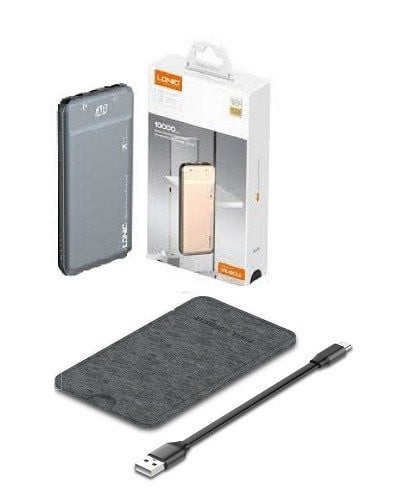 بنك طاقة 10000 ملي امبير شاحن سلكي بي دي سريع الشح...