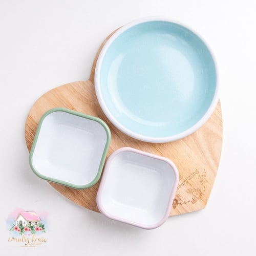 6007 صحون معدنية تركية بألوان الباستيل (للقطعة)