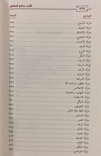 تقريب مدارج السالكين لابن القيم