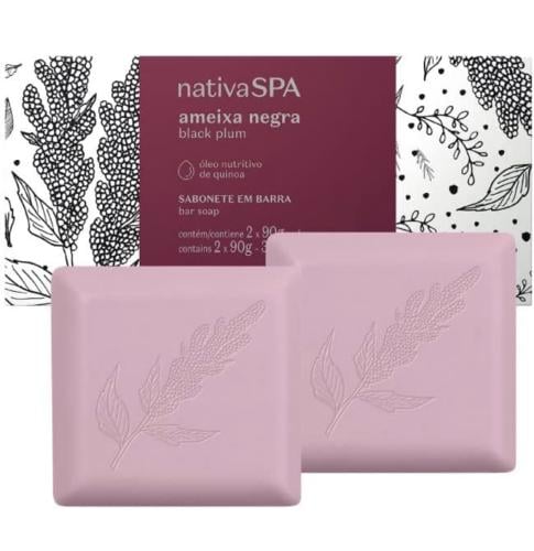 صابون قطعتين اوه بوتكاريو لوح صابون بلاك بلوم من ن...