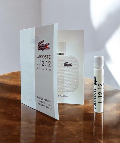 عينة عطر رجالي لا كوست الابيض او دو برفيوم 1.2 ML