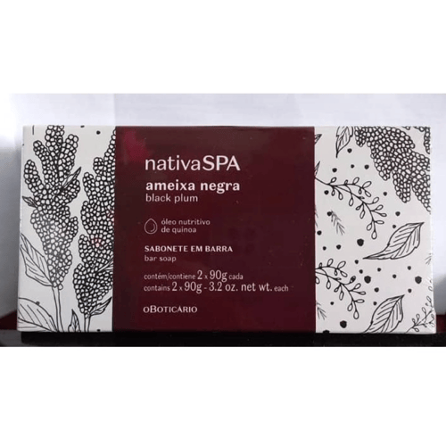 صابون قطعتين اوه بوتكاريو لوح صابون بلاك بلوم من ن...