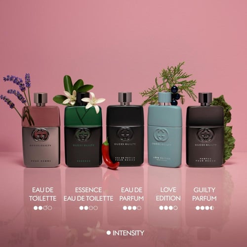 عينة عطر غيلتي لاف ايديشن غوتشي او دو برفيوم بور ه...