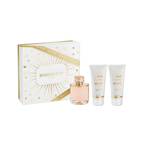 بوكس عطر نسائي كواتر بوشرون او دو برفيوم 100MLمع ل...