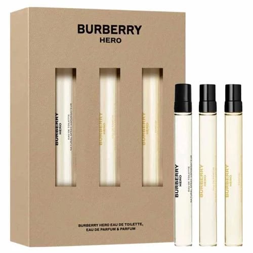 بكج رجالي من ثلاث اصدارات مختلفه لعطر ميني هيرو بربري الواحد 10ML