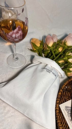 كيس كرستيان ديور قماش حجم وسط