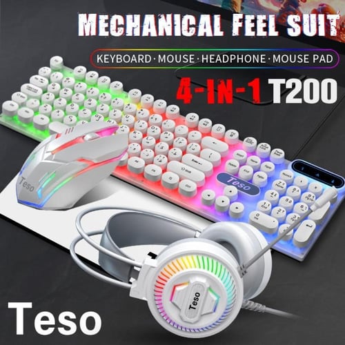 لوحة مفاتيح الألعاب والماوس ولوحة الماوس وسماعة 4i...