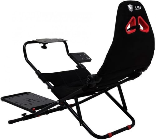مقعد محاكاة السباق لايت اف جي تي ار من ASA (أسود)...
