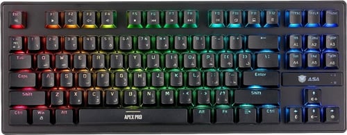 كيبورد ميكانيكية سلكية APEX PRO 60% من ايه اس ايه...