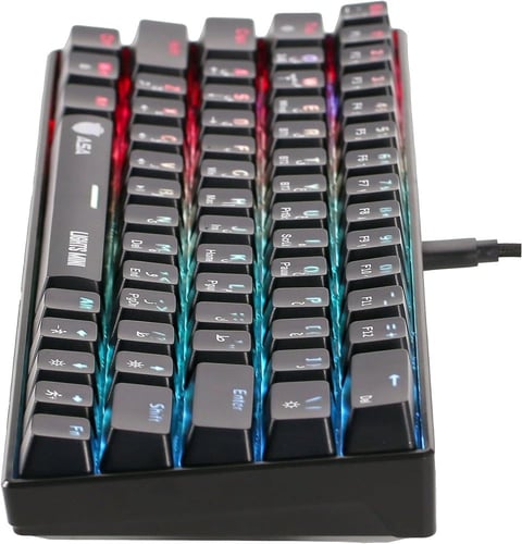 ايه اس ايه كيبورد العاب ميكانيكي لاسلكي LIGHTS MIN...