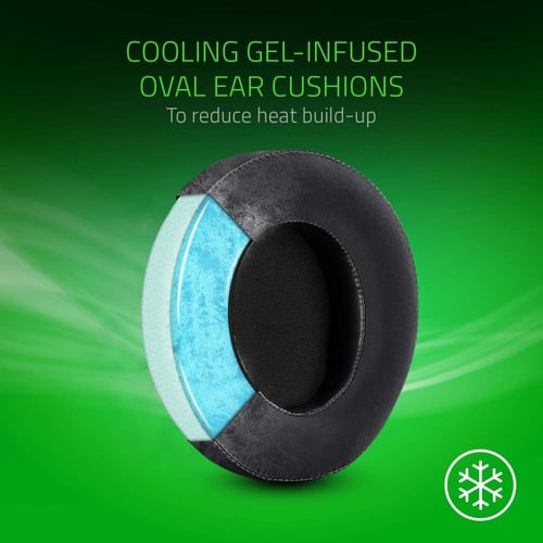 سماعة ألعاب رايزر كراكن: سماعة راس مع ميكروفون قاب...