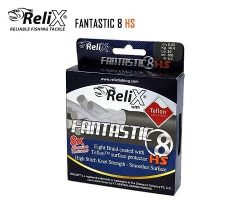 خيط صيد ريليكس فانتاستك 8 بريد بقوة 30 باوند طول 3...