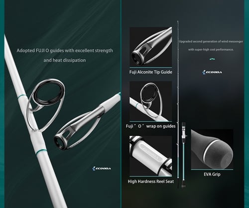 Wind Messenger Slow jigging rod EWMSJ II S612H