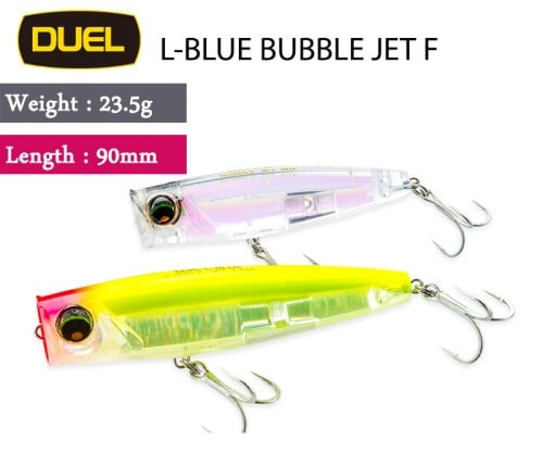 DUEL L-BLUE BUBBLE JET F 90mm 23.5g
