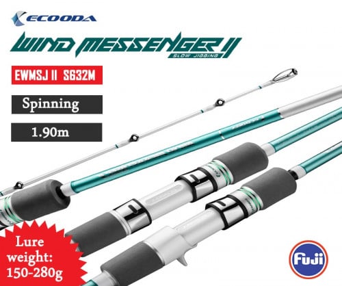 Wind Messenger Slow jigging rod EWMSJ II S632M