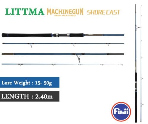 قصبة ليتما مشينقن MACHINEGUN SHORE CAST S-802MH