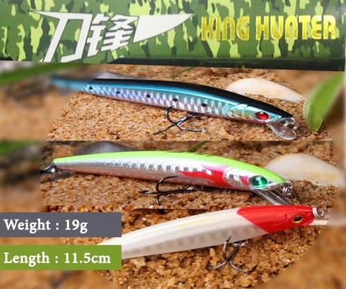 KING HUNTER 19g 115mm & THUNDER 21.5g 130mm