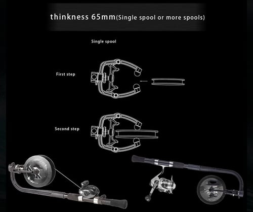 اداة تعبئة خيط الصيد Ecood Fishing Line Spooler