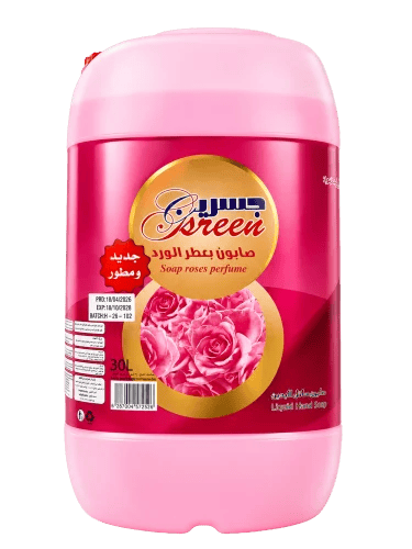 Gsreen Liquid Hand Soap 30L - Rose Scent