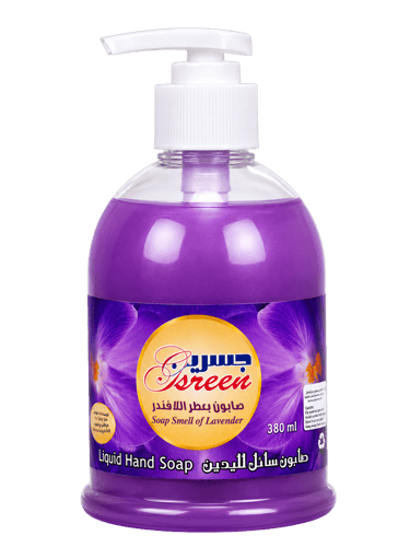 Jisreen Liquid Hand Soap 380ml - Lavender Scent