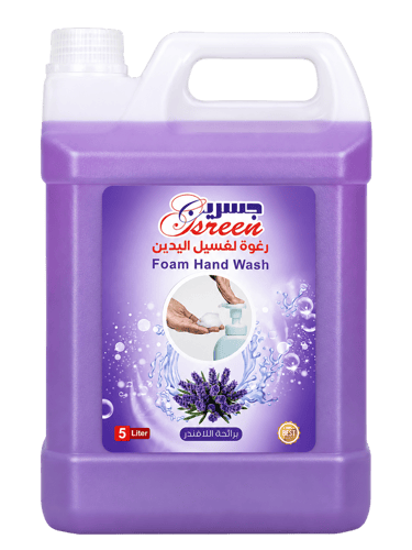 Jisreen Foaming Hand Soap 5L - Lavender Scent Mega...