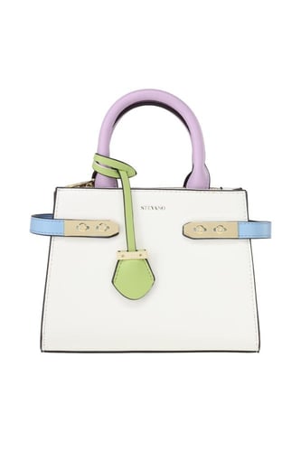 شنطة يد وكتف جلد نسائي من ستيفانو