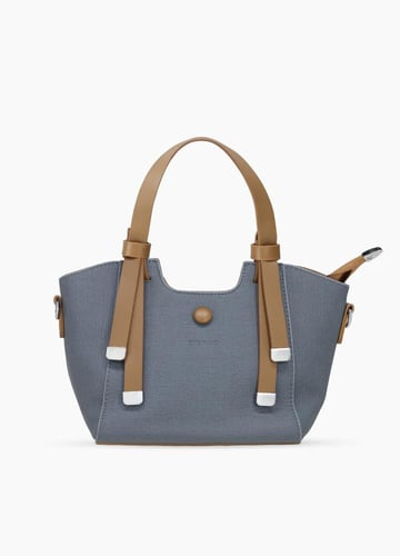 شنطة جلد مطفي مجعد ناعم نسائي بقاعدة مسمار من ستيف...