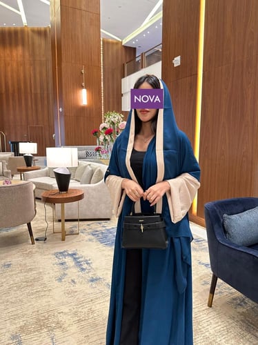 290 -الطرحة التركوازي-