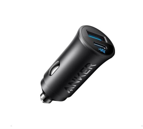 انكر راس شاحن 30 واط سيارة - Anker USB‑A + USB‑C C...