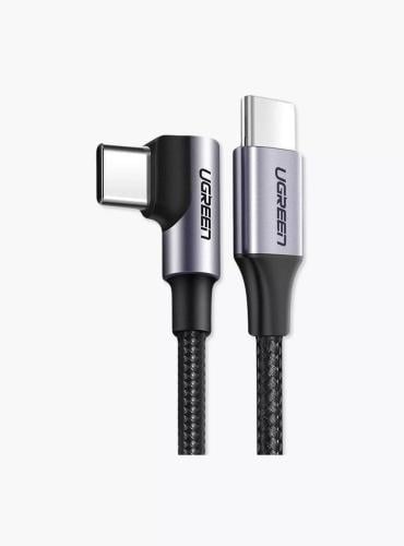 يوجرين سلك شاحن بزاوية90درجة منUSB-CالىUSB-Cبطول2م...