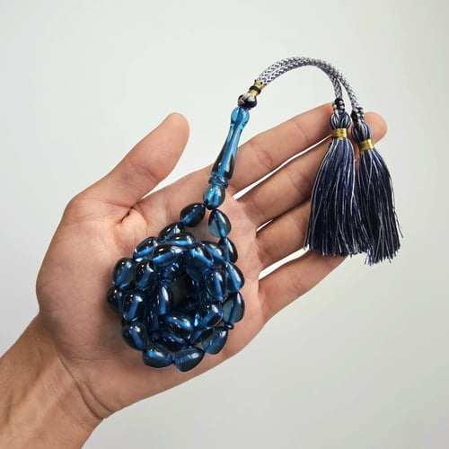 بكلايت بلجيكي شكة - أزرق بشفافية